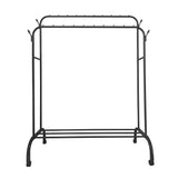 Perchero Burro Premium Maxi 1 Stand Nyana Home 152x110x56cm, 2 barras para colgar, 4 ganchos laterales, 1 balda inferior - Nyana Store