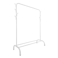 Perchero Burro Premium Rack 1 Stand Nyana Home 148x110x41cm, 1 barra para colgar, 1 balda inferior, 8 ganchos laterales - Nyana Store