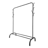 Perchero Burro Premium Rack 1 Stand Nyana Home 148x110x41cm, 1 barra para colgar, 1 balda inferior, 8 ganchos laterales - Nyana Store