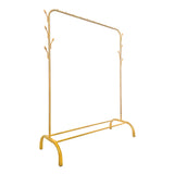 Perchero Burro Premium Rack 1 Stand Nyana Home 148x110x41cm, 1 barra para colgar, 1 balda inferior, 8 ganchos laterales - Nyana Store
