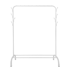 Perchero Burro Premium Rack 1 Stand Nyana Home 148x110x41cm, 1 barra para colgar, 1 balda inferior, 8 ganchos laterales - Nyana Store