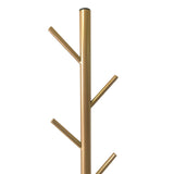 Perchero Premium Solid 8 colgadores Nyana Home 167x30x30cm Dorado 8 ganchos para colgar - Nyana Store