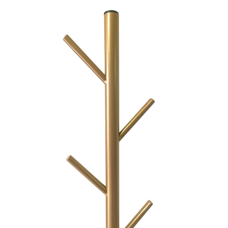 Perchero Premium Solid 8 colgadores Nyana Home 167x30x30cm Dorado 8 ganchos para colgar - Nyana Store