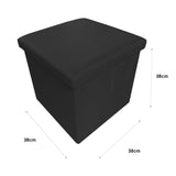 Puff Cuadrado Plegable Polipiel - Nyana Store