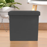 Puff Cuadrado Plegable Tela - Nyana Store