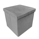 Puff Cuadrado Plegable Terciopelo - Nyana Store