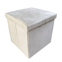 Puff Cuadrado Plegable Terciopelo - Nyana Store