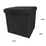 Puff Cuadrado Plegable Terciopelo - Nyana Store