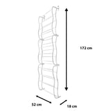 Zapatero Colgante Metálico De Puerta 36 pares Nyana Home 172x58x18cm - Nyana Store