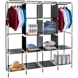 Armario Vestidor Tela con bolsillos laterales 170x167x45 cm - Nyana Store