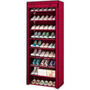 Armario Zapatero Tela Con Puertas Cremallera 160x60x30 Cm - Nyana Store