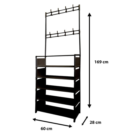 Recibidor Perchero de Entrada 5 Alturas Plus - Nyana Store